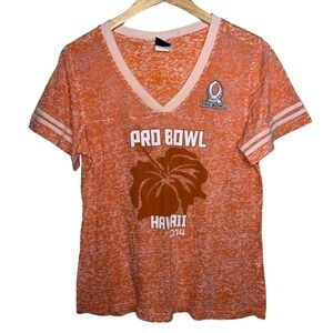 NFL Team Apparel Women’s Orange 2014 Pro Bowl Hawaii Size Large